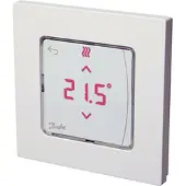 Danfoss Icon2 rumtermostat 24V m/display t/indbygning