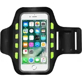 Sinox løbearmbånd med LED lys til iPhone. Sort