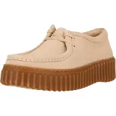 Clarks Dame Premium Torhill Bee Sko Ecru Suede