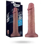 Vuxen Vibrating Dual Density Power Cock 20 cm