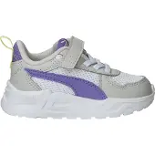 Puma Trinity Lite Sneakers Toddlers, Shoes, White/Lavender Alert/Glacial Gray, 27