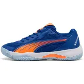 Puma NOVA Court Momo González Padel Shoes Unisex, Shoes, Vivid Blue/Heat Fire/White, 38.5