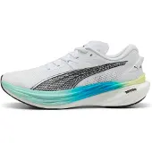 Puma Deviate NITRO 3 Running Shoes Men, Fitness, White/Mint Melt, 43