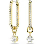 Swarovski Øreringe 'Constella' guld / transparent