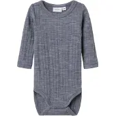 Name it Body l/æ - Uld - Noos - NbmWang - Folkstone Gray - - 56 - Body L/Æ