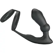 Vuxen Emoni Cock Ring With Butt Plug