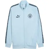 Puma Manchester City KING Anthem Jacket Men, Clothing, Silver Sky/Deep Navy, 3XL