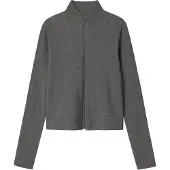 LMTD Cardigan - NlfLonja - Mørkegråmeleret - - 11-12 år (146-152) - Cardigan