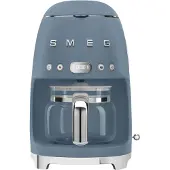Smeg 50''s Style Drypfilter kaffemaskine DCF02SBMEU Storm Blue, Filter kaffemaskine, 1,4 L, Malet kaffe, 1050 W, Blå