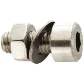 Fix Nippel M5 X 12 Mm Indvendig Sekskantet Skrue 100 Enheder