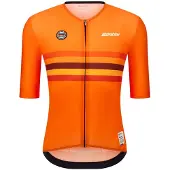 Santini Uci World Champion Netherlands 2025 Kortærmet Trøje