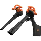 Black & Decker BEBLV260-QS, Håndholdt blæser, 315 km/t, 40 L, 10:1, Sort, Orange, 102,5 dB