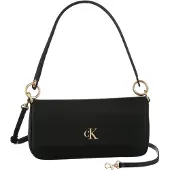 Calvin Klein Skuldertaske sort / sølv