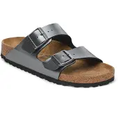 Birkenstock - Sandaler og klipklapper dame - Arizona W Birko-Flor Metallic Black til Unisex - Størrelse 36 - Sort