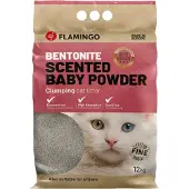 Flamingo Bentonite Scented Baby Powder Kattegrus