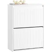 SoBuy Skoskab Hvid 61x81x26 cm