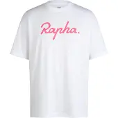 Rapha Cotton Large Logo T-shirt Med Korte ærmer