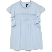 Vero Moda Bluse 'VMTrine' lyseblå