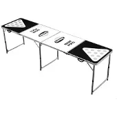 NSH Nordic Beer Pong bord inkl. 24 krus &amp 24 bolde 240 x 60 cm NORDIC Games (809-036)