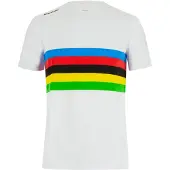 Santini Official Uci Rainbow 2025 T-shirt Med Korte ærmer