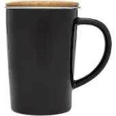 Bredemeijer 400ml Black+filter+bamboo Lid Krus