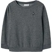 Name it Sweatshirt - Noos - NkmVimo - Mørkegråmeleret - - 6 år (116) - Sweatshirt