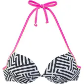Buffalo Bikinioverdel gul / pink / sort / hvid