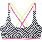 Buffalo Bikinioverdel lime / pink / sort / offwhite