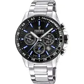 Festina Herreur F20560-5 Timeless Sort/Stål Ø45 mm