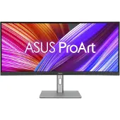 Asus ProArt PA34VCNV - LED-skærm - kurvet - 34.1 - 3440 x 1440 UWQHD @ 60 Hz - IPS - 300 cd/m² - 1000:1 - HDR10 - 5 ms - 2xHDMI, 2xDisplayPort, USB-C - højtalere - sort
