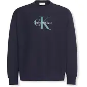 Calvin Klein Jeans Sweatshirt marin / mint / hvid