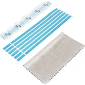 StarTech.com Startech Privacy Screen Adhesive Strips and Mounting Tabs, Installation Kit for Laptop/Computer Monitor Anti Glare Privacy Filters, Replacement Strip