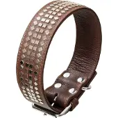 Karlie Vintage Square Stud Hundehalsbånd