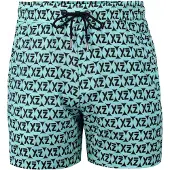 Yeaz Badeshorts 'Seashey' turkis / sort
