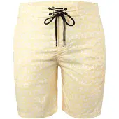 Yeaz Badeshorts 'Dazzers' lysegul / hvid