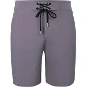 Yeaz Badeshorts 'Davey' mørkegrå / hvid