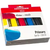 Amsterdam akryl standardserie Paint Set 5x120ml blanding