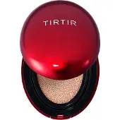 TIRTIR Mask Fit Red Cushion Foundation | Japans nr 1-val för glas hud långvarig lätt byggbar täckning semi-matte (22c persika beige 0,63 fl oz (p
