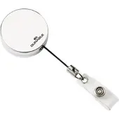 Durable Yoyo til ID-kortholder , forkromet metal - (10 stk.)