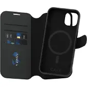 PanzerGlass iPhone 13/14 Care Tango 2-i-1 pungetui - MagSafe-kompatibel - Sort