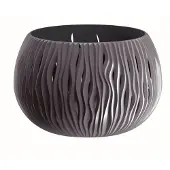 Prosperplast blomsterpotte Bowl Sandy antracit 37 cm (DSK370-S433)