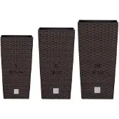 Wellhome Rato 11/4/26/6 49l Set S Blomsterpotte 3 Enheder