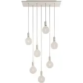 Creative Cables Rose-one Xxl 7 Falls With Light Bulb Pendellampe