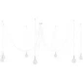 Creative Cables Spider 7 Falls With Light Bulb Pendellampe