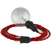 Creative Cables Tm09 3 M Hængende Lampe Til Lampeskærm