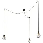Creative Cables Spider Drop 3 Falls With Bulbs Pendellampe
