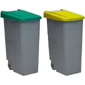 Denox Pack Closed Genbrugsbeholder 85l 2 Enheder