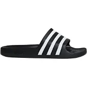 Adidas Pantoletter 'Adilette Aqua' sort / hvid
