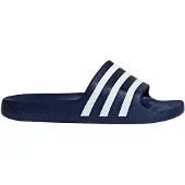 Adidas Pantoletter 'Adilette Aqua' mørkeblå / hvid