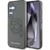 Karl Lagerfeld Samsung Galaxy S25 cover Rhinsten Sort
